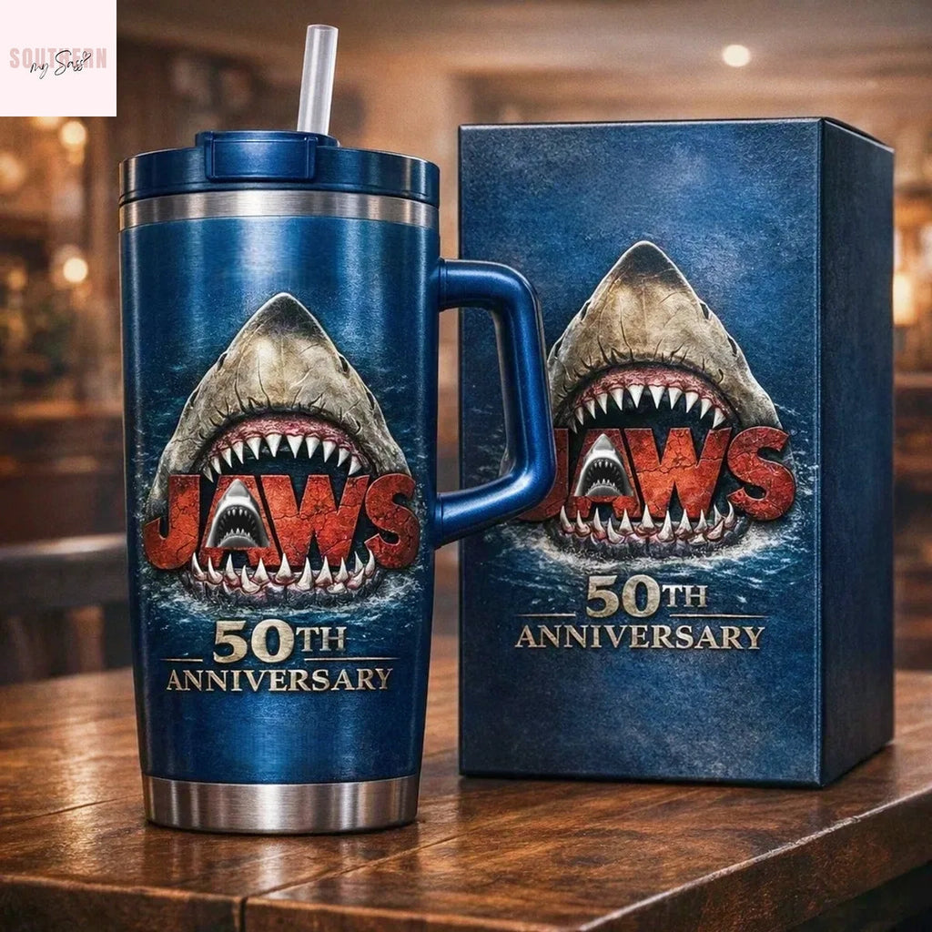 Jaws 50th Anniversary Tumbler