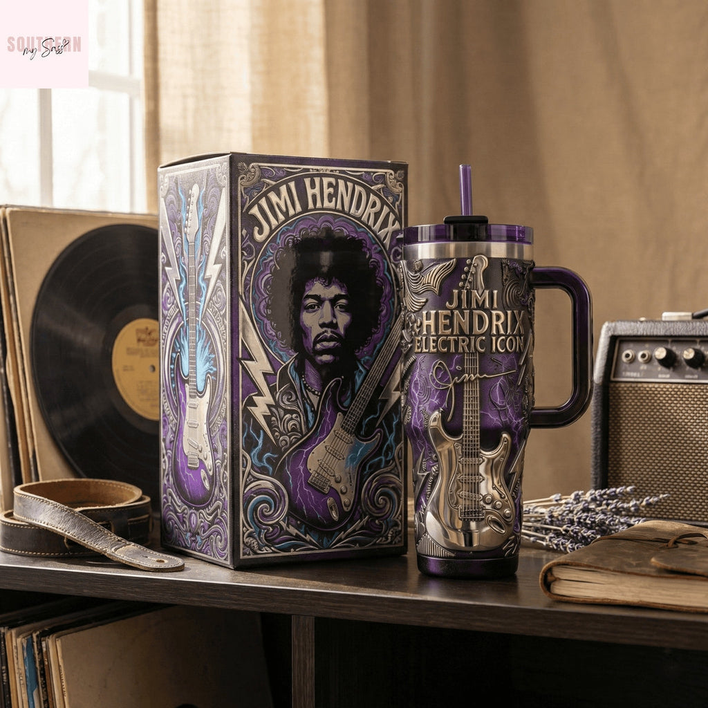 Jimi Hendrix Electric Icon Tumbler