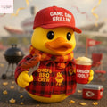 Kansas City Chiefs BBQ Crew Rubber Duck