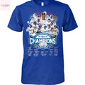 Los Angeles Dodgers National League Champions 2025 Signature Unisex T-Shirt