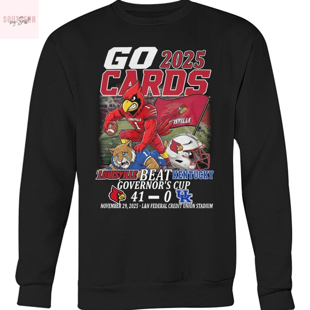 Louisville Cardinals Beat Kentucky Wildcats 2025 Go Cards Unisex T-Shirt