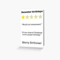 Funny reviews for a December birthday by suzcreate