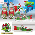 Personalized The Grinch Christmas Eww People Hey Dude Shoes