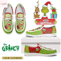 Personalized The Grinch Merry Grinchmas Hey Dude Shoes