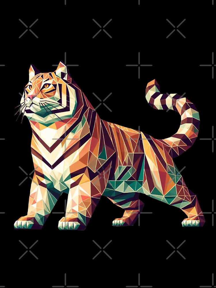 Cute geometric colorful cats 15 by slamnoah