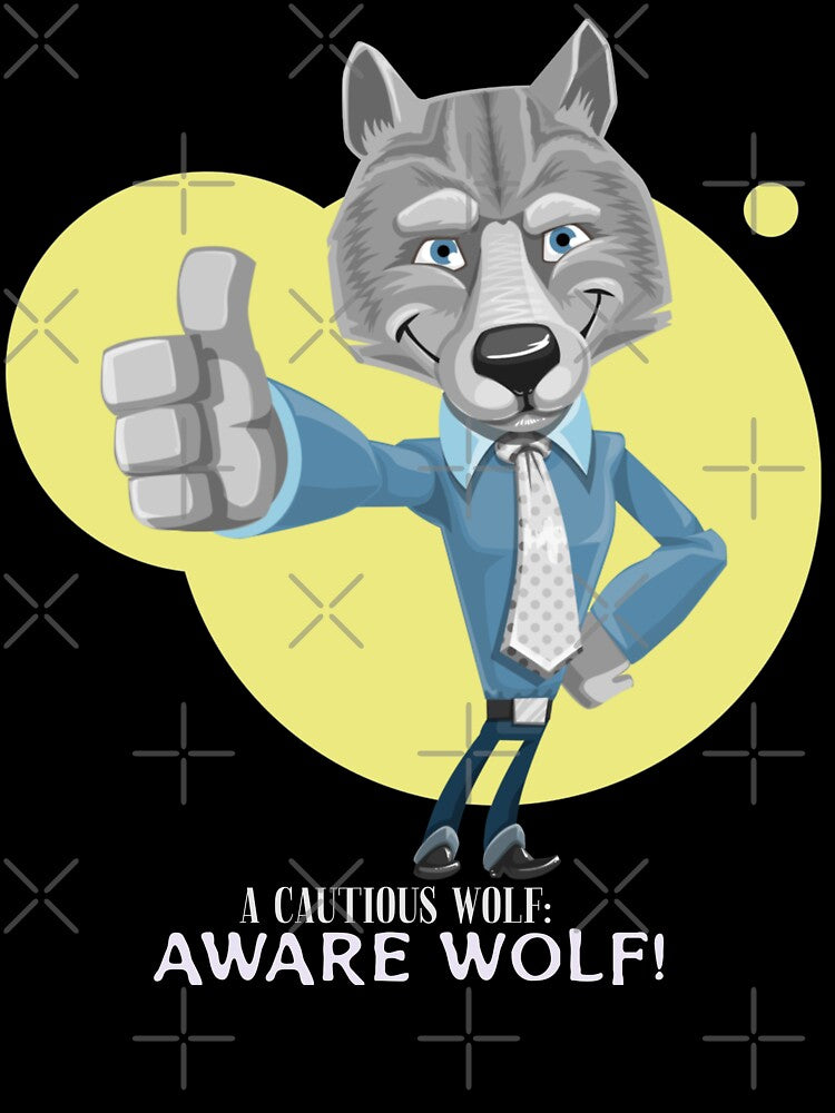 Cautious wolf- Aware Wolf by EvaWolf