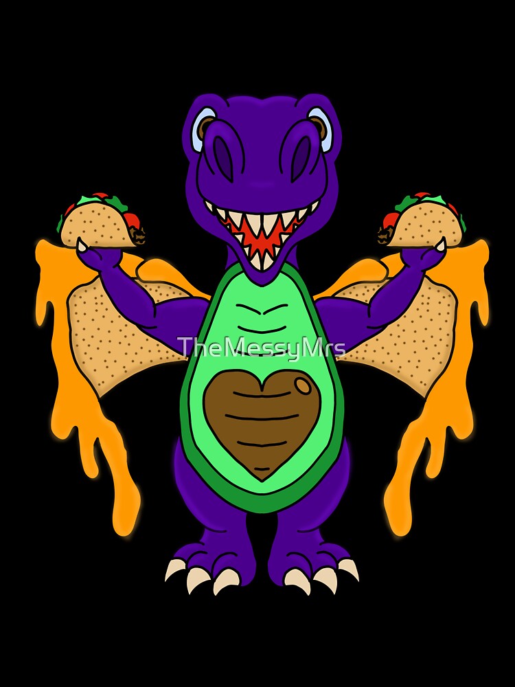 Purple Tex Mex Dragon by TheMessyMrs