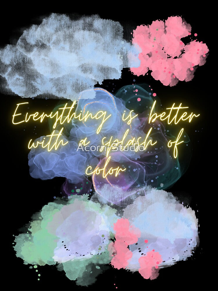 Everything is better with a splash of color. by Acorn-Studio