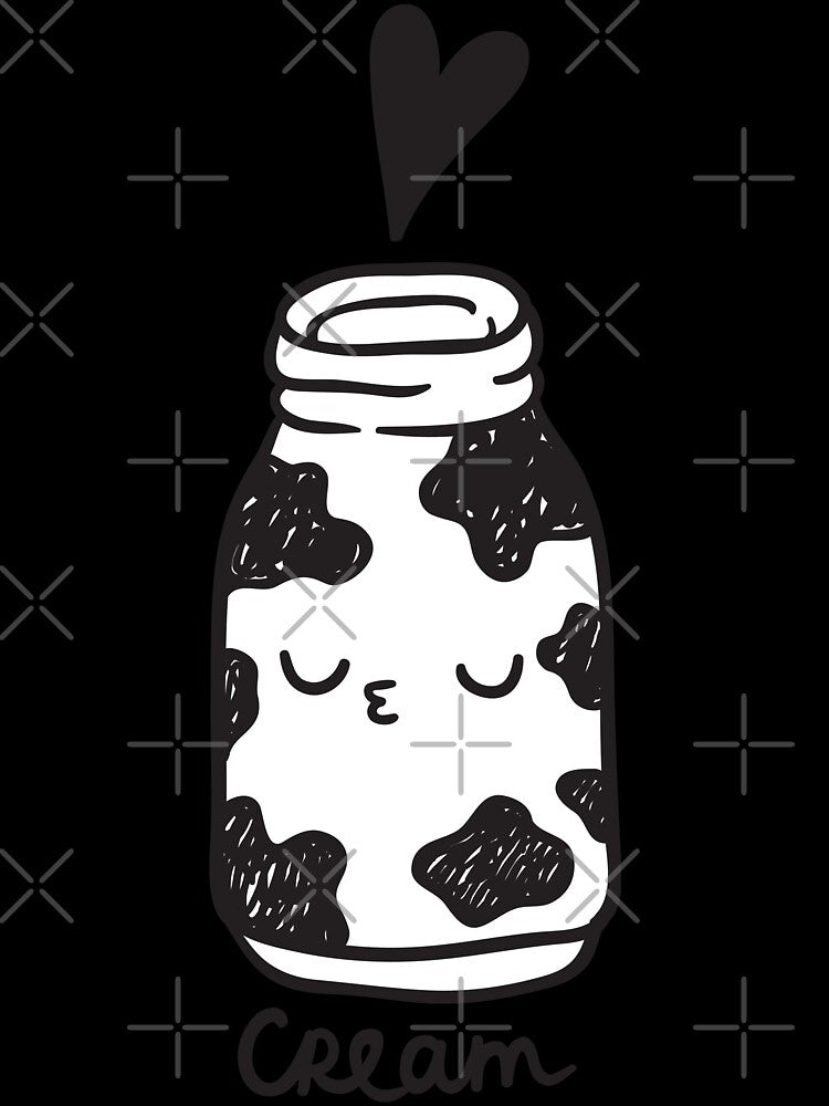 Cream (one of the paired t-shirts - look at "Coffee" design:) by kostolom3000