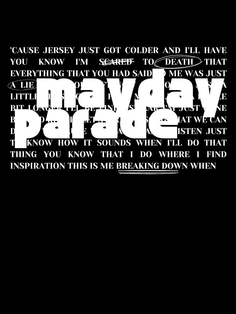 Mayday Parade - Jersey by qkisakiyoko