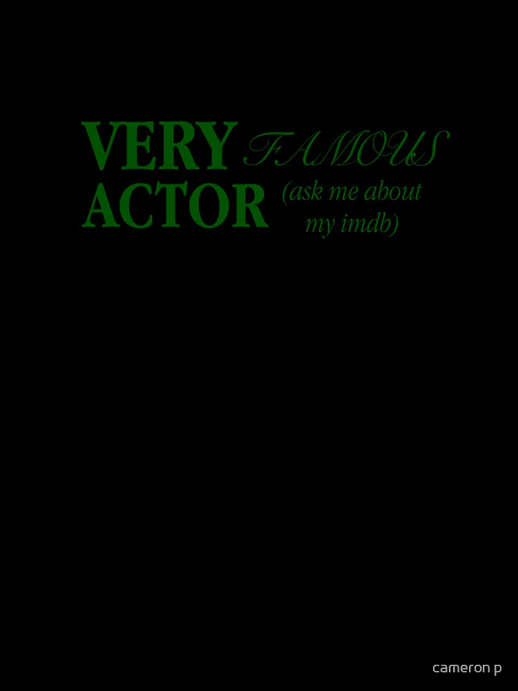 ver famous actor by cameron p