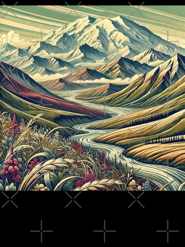 National Parks Series #31 – Denali National Park Majestic Views by Meta2Physical