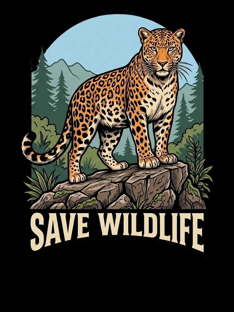 Powerful Amur Leopard – Save Wildlife Conservation by Shopex10