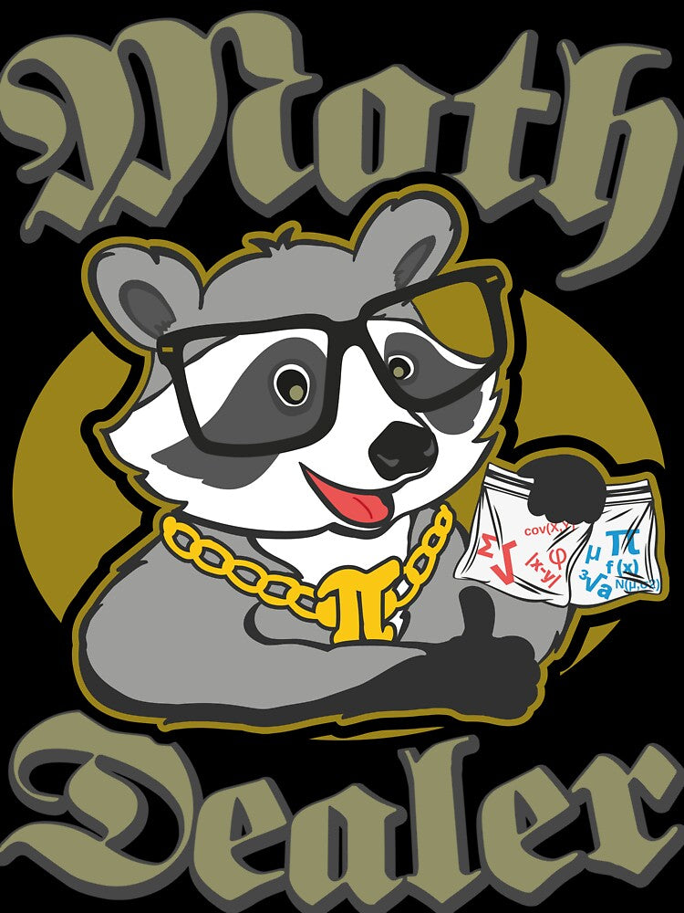 Math Dealer Raccoon by peaktee