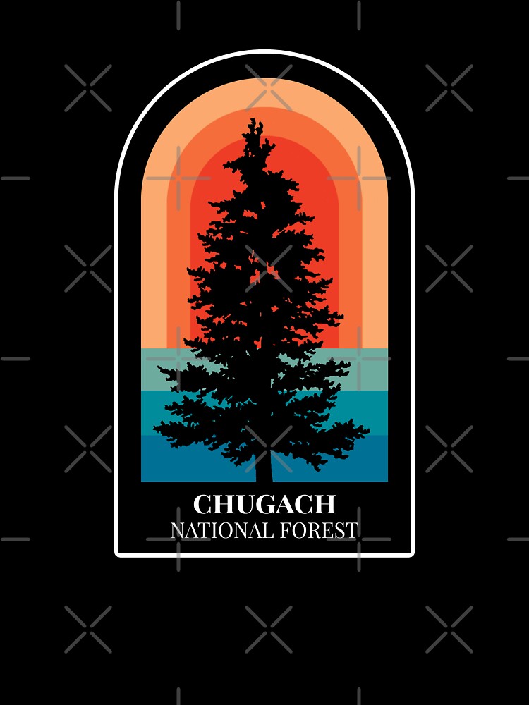 Chugach National Forest Nature Hiking Outdoors by toutwearapparel