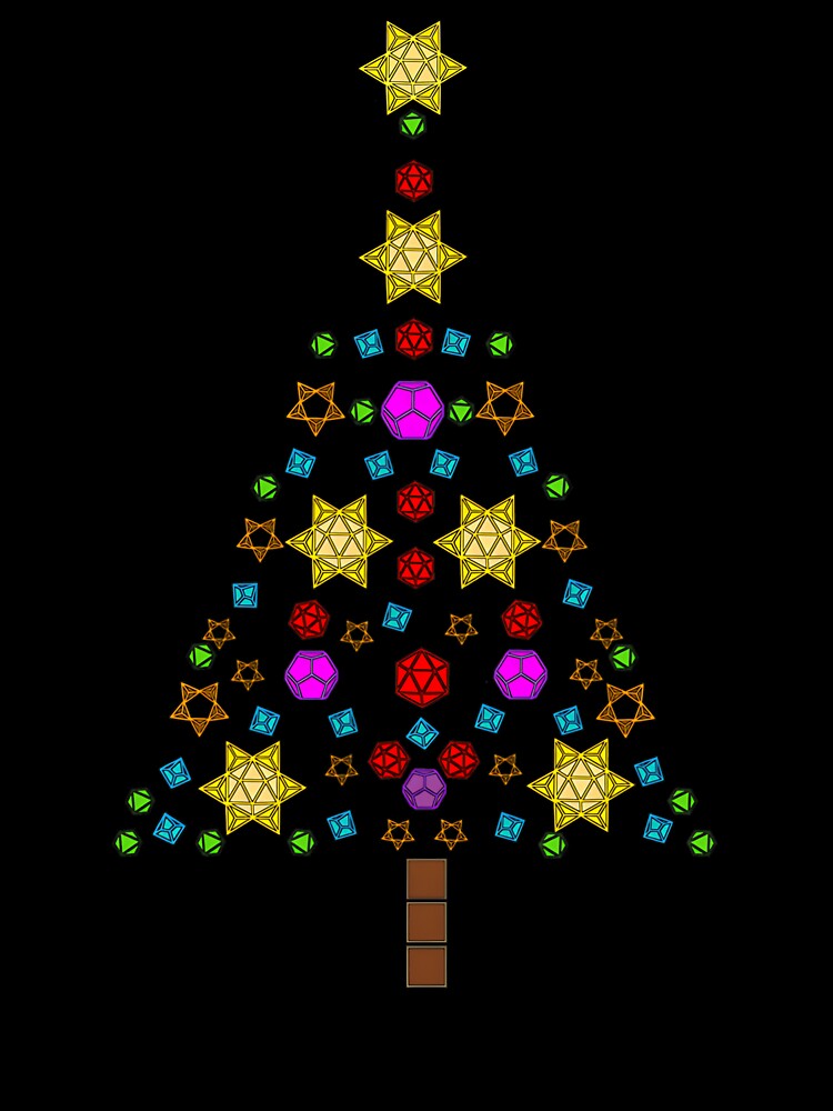 Holiday Dice Christmas Tree by cmarazdv
