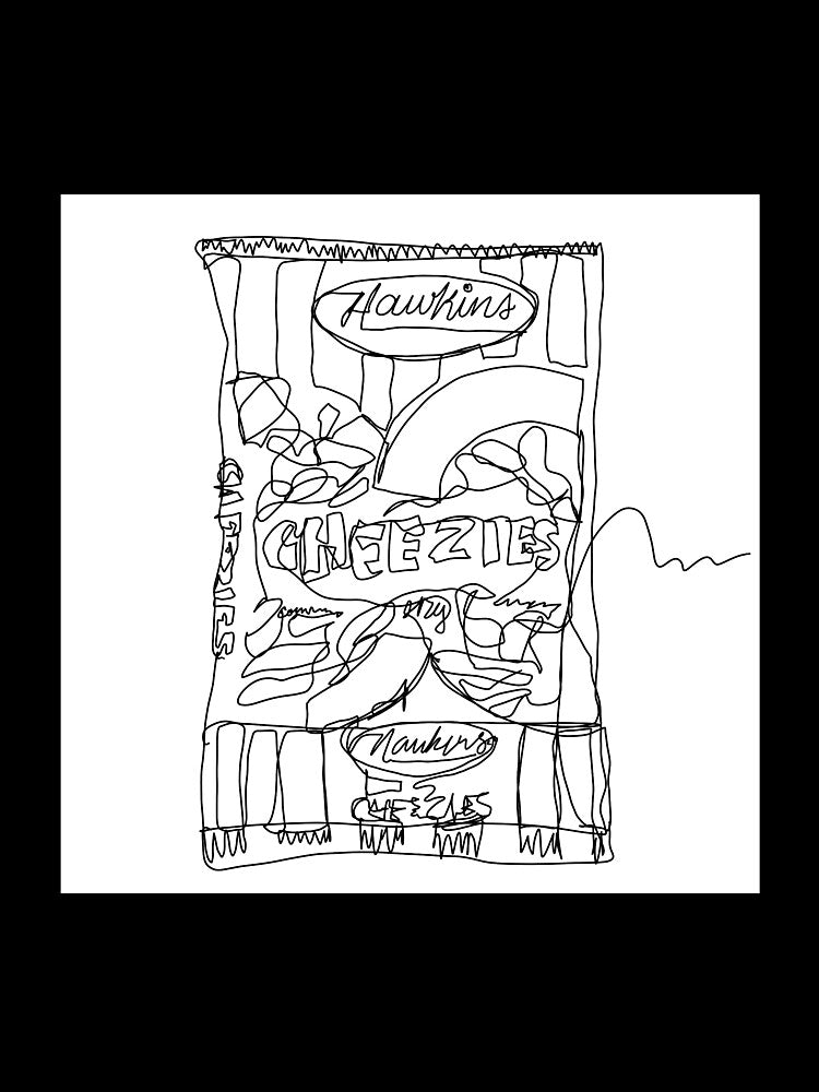 cheezies line art by rbkaaah