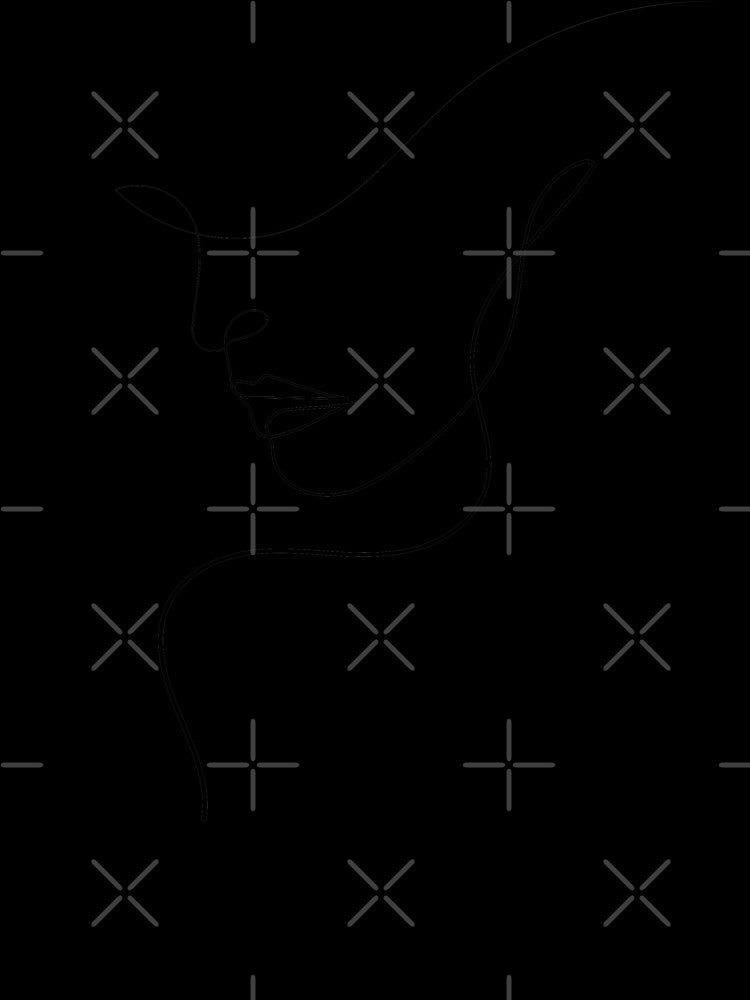 Woman With Hat | One Line Artist | Minimal Art | One Line Art | Minimalist by One-Line-Artist