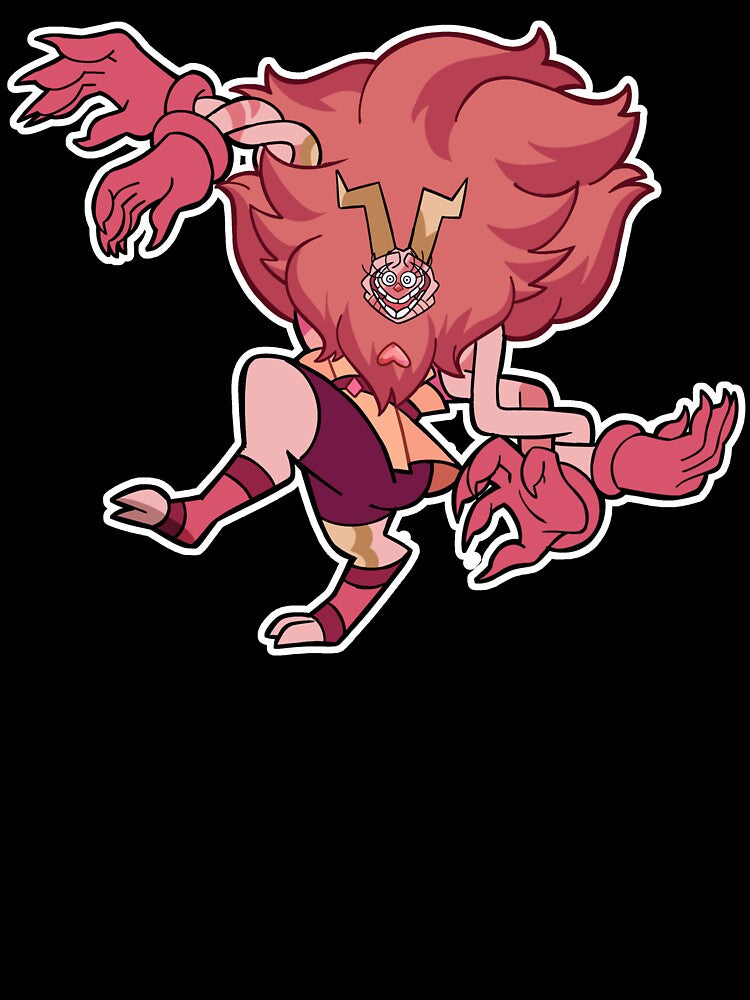 Papaya Quartz, fanfusion of Jasper and Spinel by TheDiamondArt