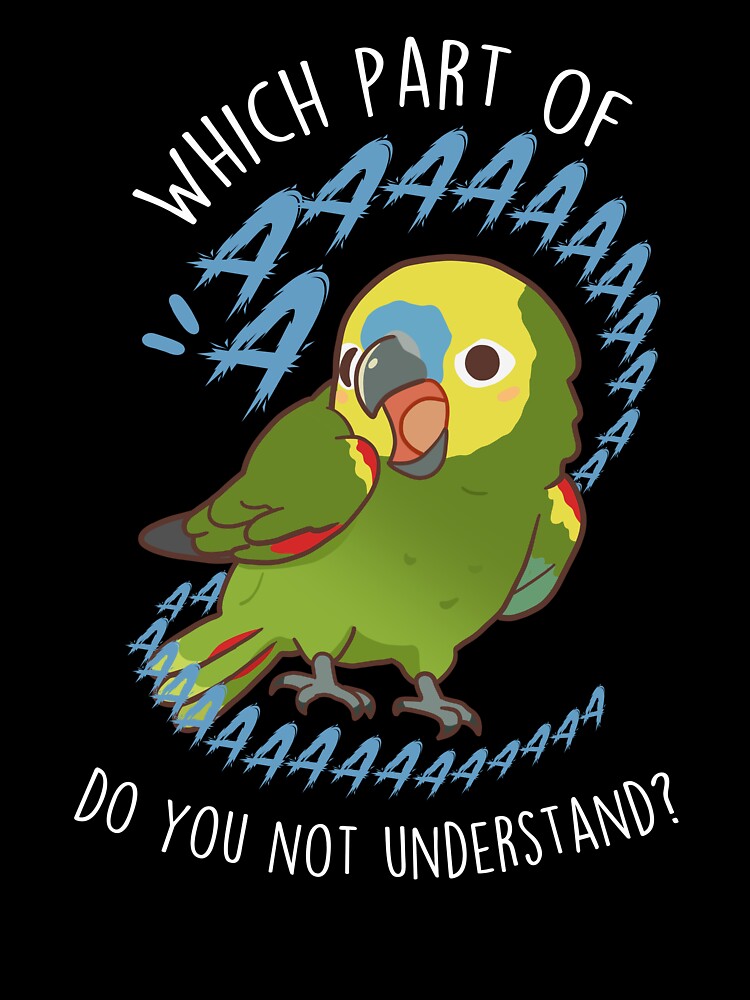 Blue-Fronted Amazon Parrot Aaaa by Clara Hollins