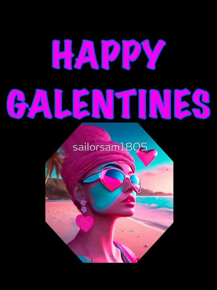 Beautiful Girlfriend posing for Galentines card, perfect gift idea for Galentines day by sailorsam1805