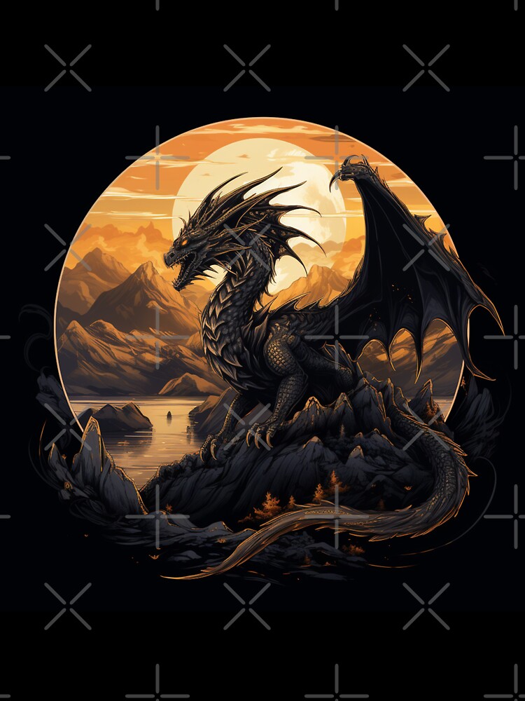 Fantasy Fiction - Dark Fantasy Dragon by Fantasy Masterpiece