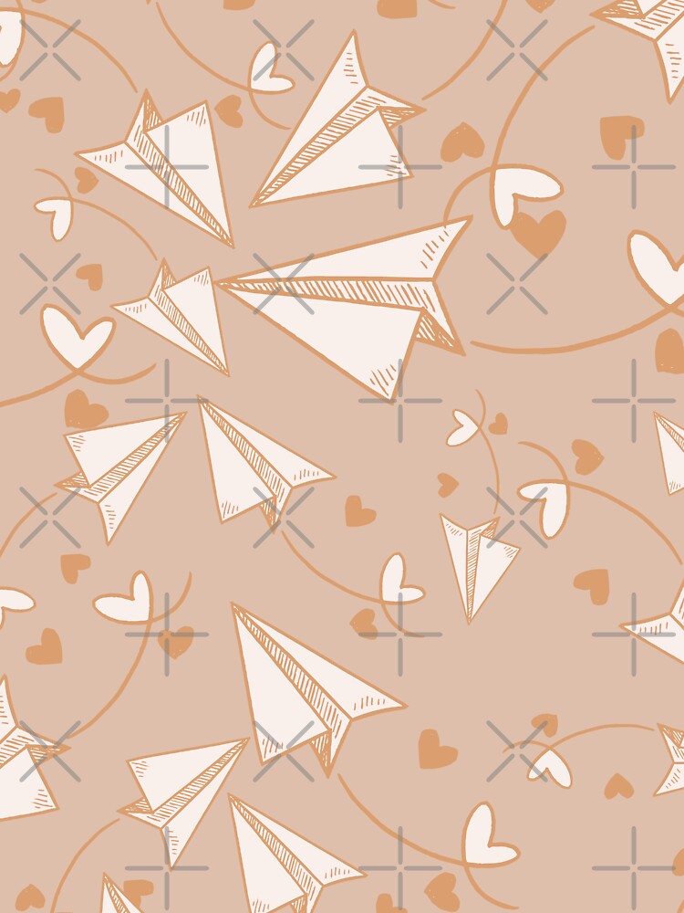 Romantic love in the air graphic print pattern by RSDigitalPrintDesign