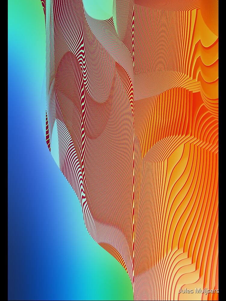 Pixelsorted gradient /8 by Jules Muijsers