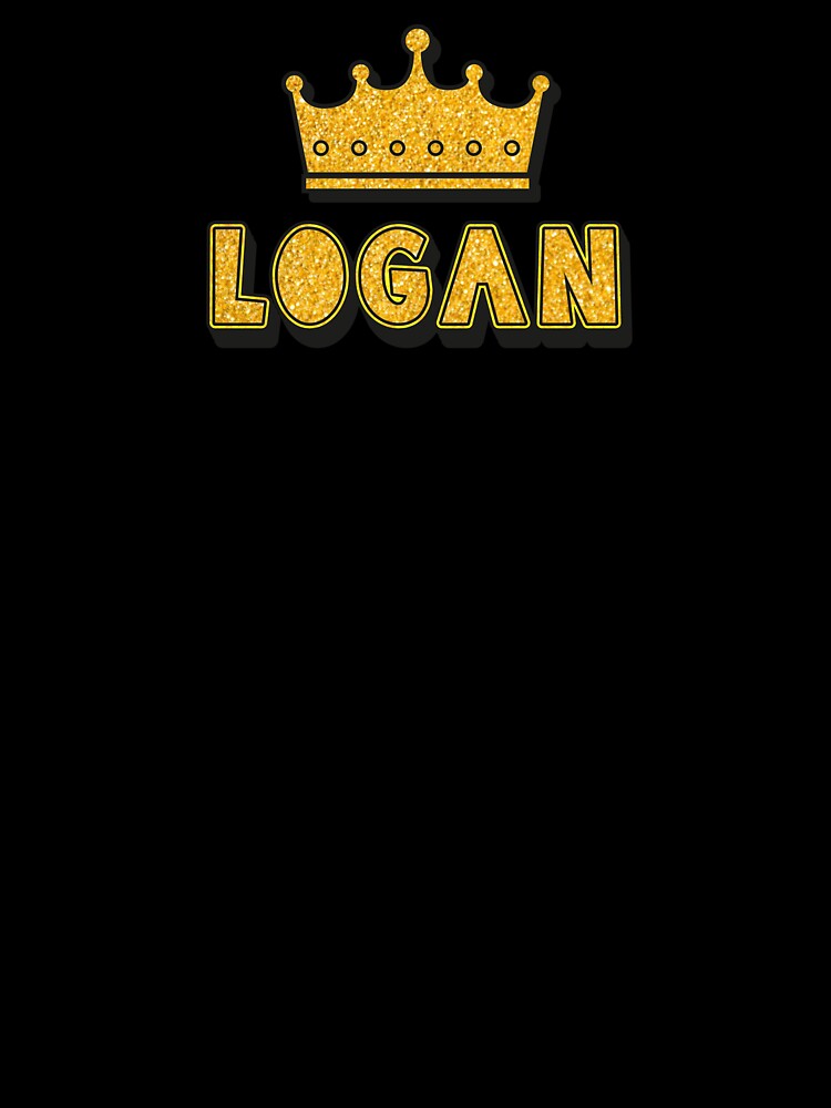 Logan Personalized Name With Crown - Cool & Funny Custom Gift for Men and Boys by Oussinc