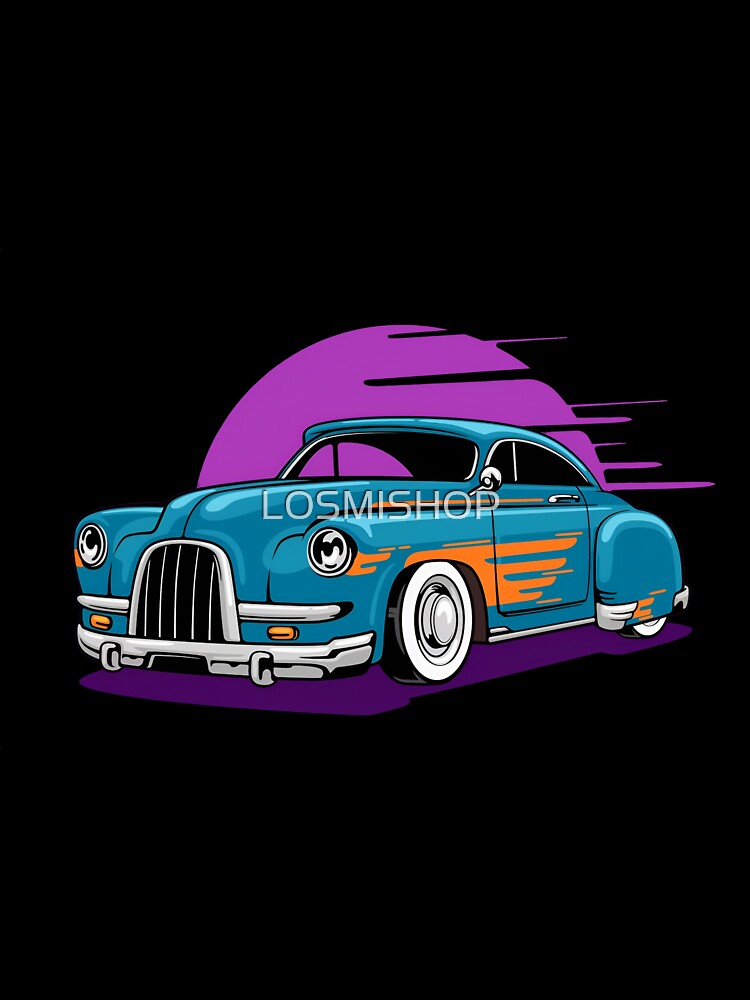 Hand drawn lowrider illustration by LOSMISHOP