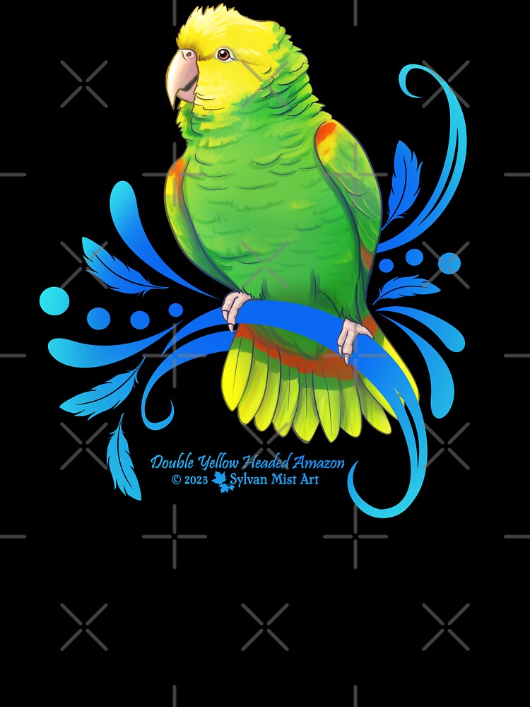 Double Yellow Headed Amazon Parrot by sylvanmist