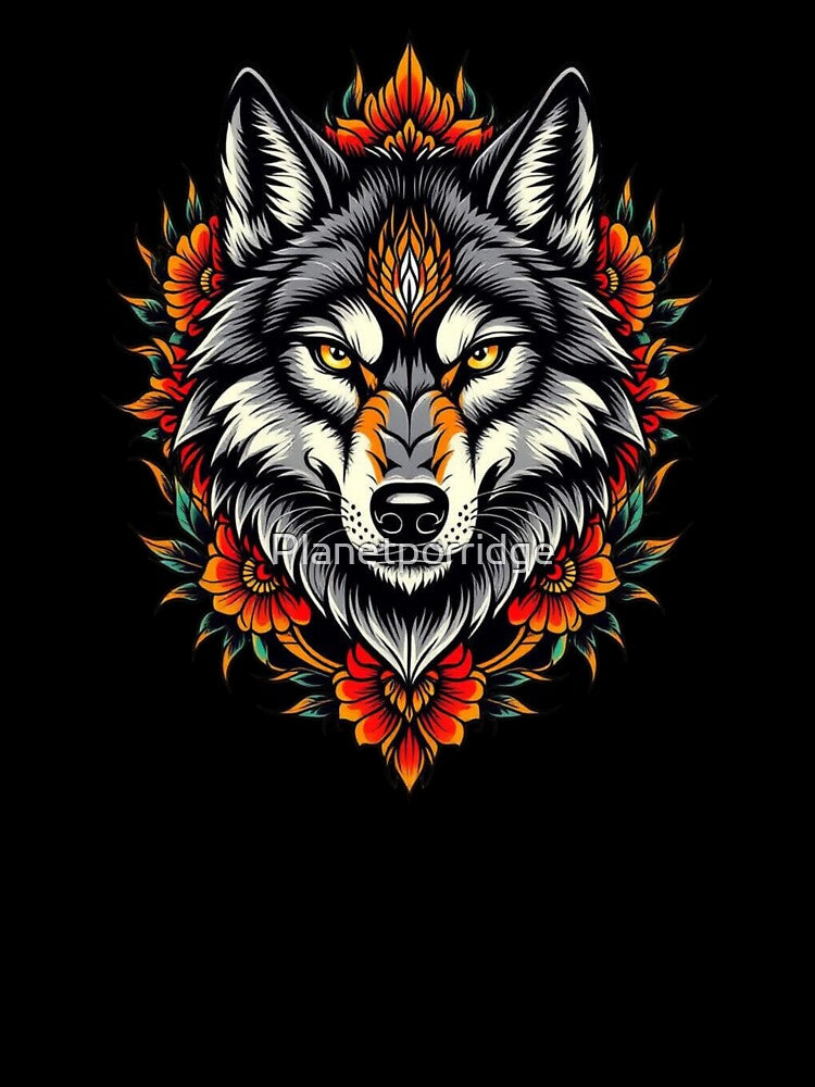 Intense Wolf Art by Planetporridge