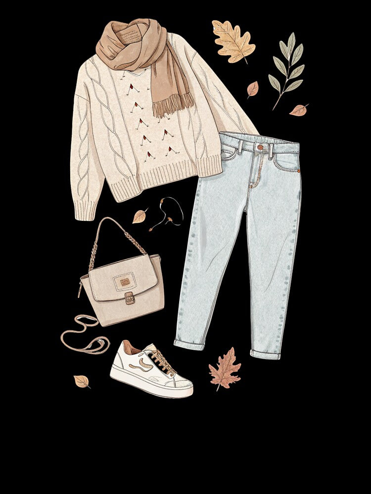 Cozy Autumn Outfit Flat Lay by StormVape