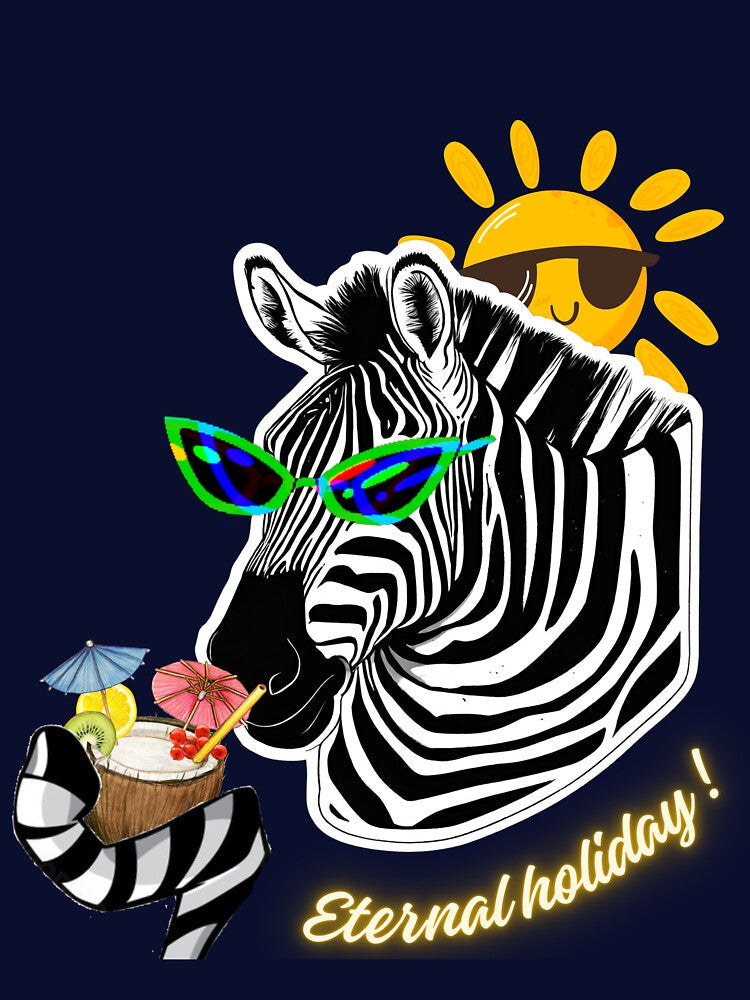Zebra on holiday by ViaNature
