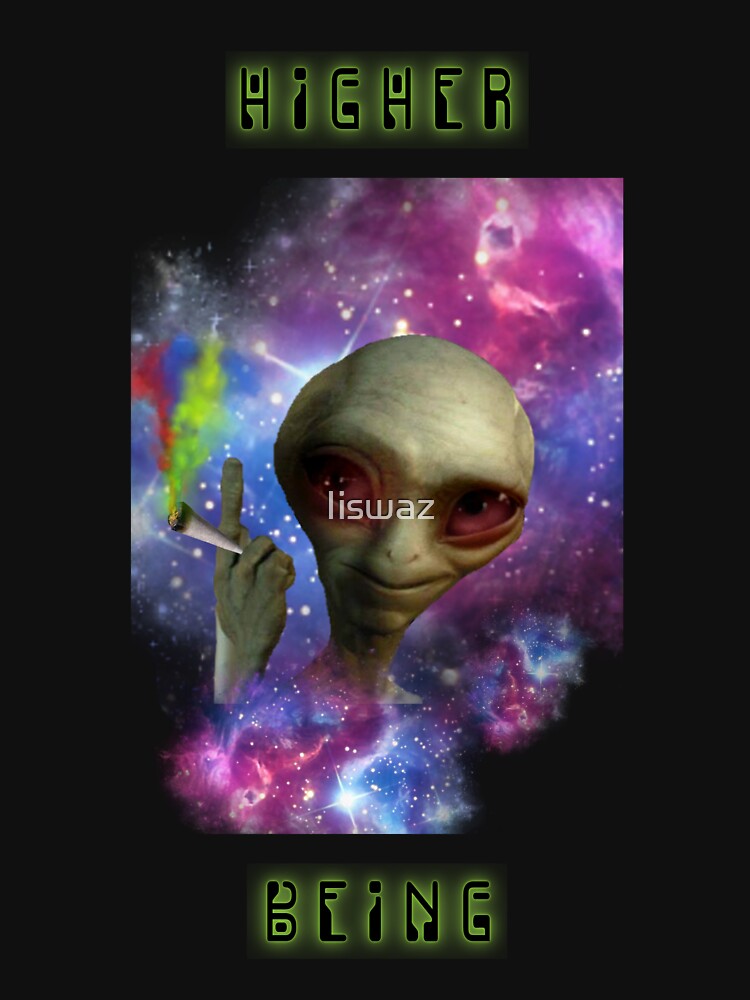 Higher Being graphic design by Iiswaz
