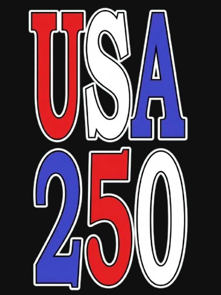 USA 250 Retro Patriotic Design by Dragonmotor Media