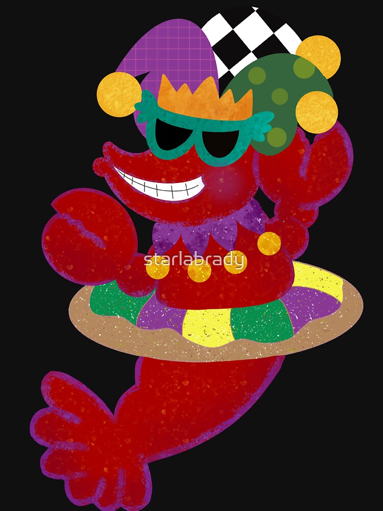 Mardi Gras Crawfish with king cake by starlabrady