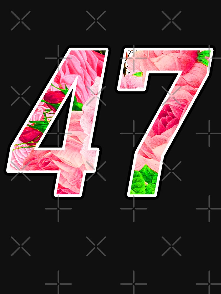 Floral Print Number 47 by NumbersFort