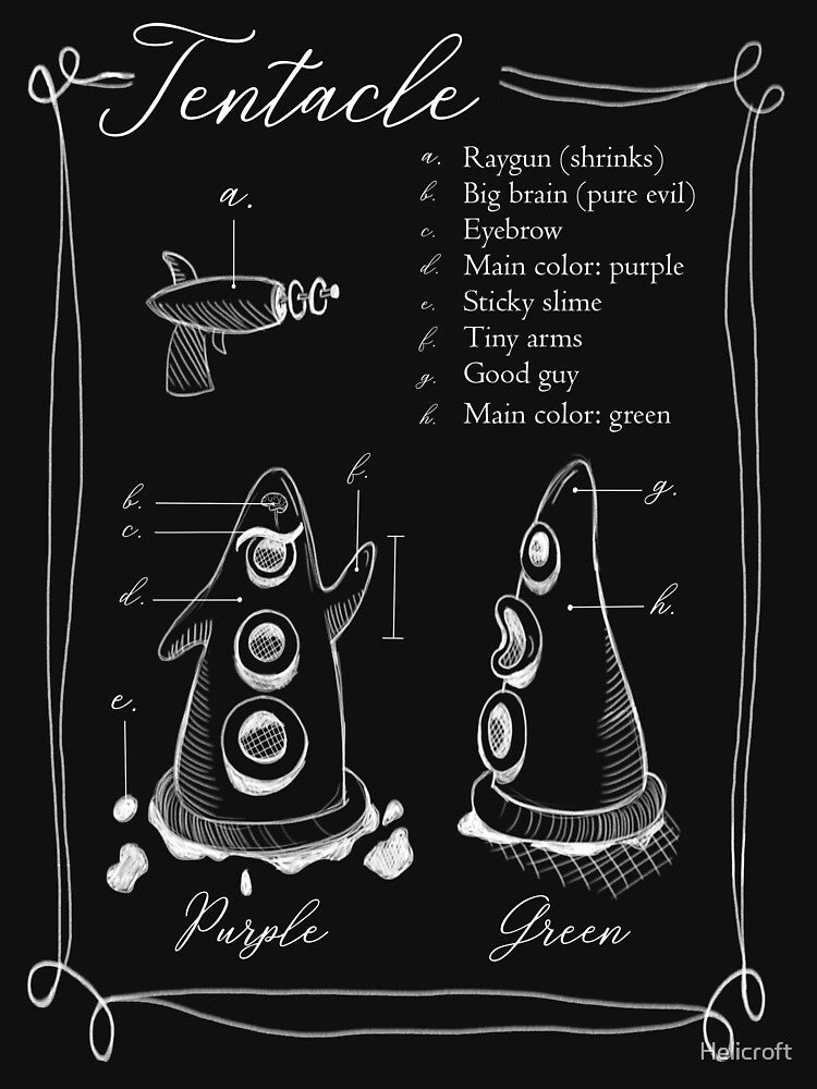 Scientific illustration tentacle by Helicroft