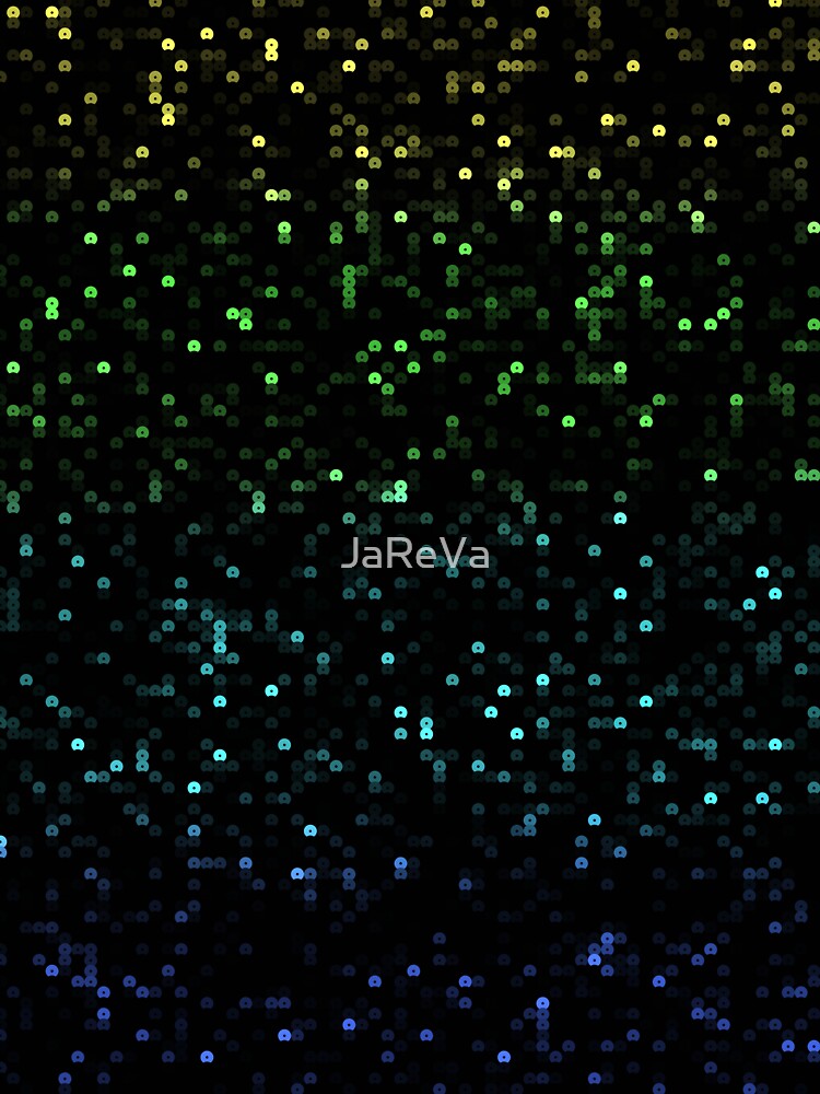Printed image of sparkling sequins rainbow gradient by JaReVa