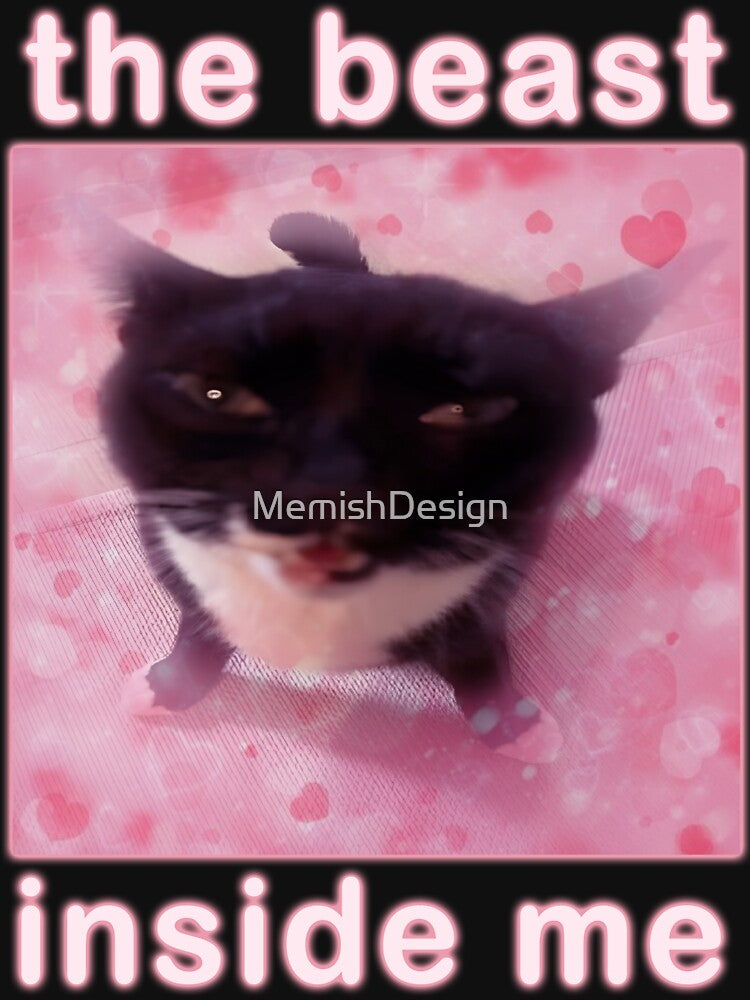 The beast inside me Funny Cat Meme by MemishDesign
