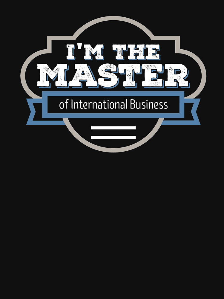 International Business Masters Degree Graduation Gift by saltedcottonco