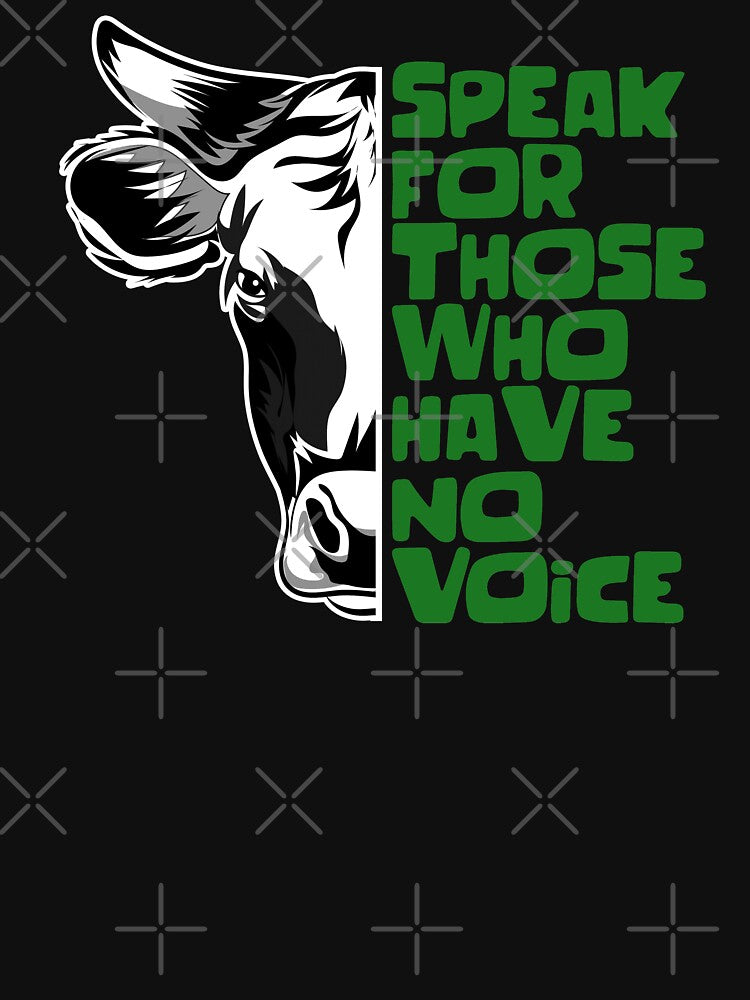 Animal Rights / Vegan Quote : Cow Face by EddieBalevo