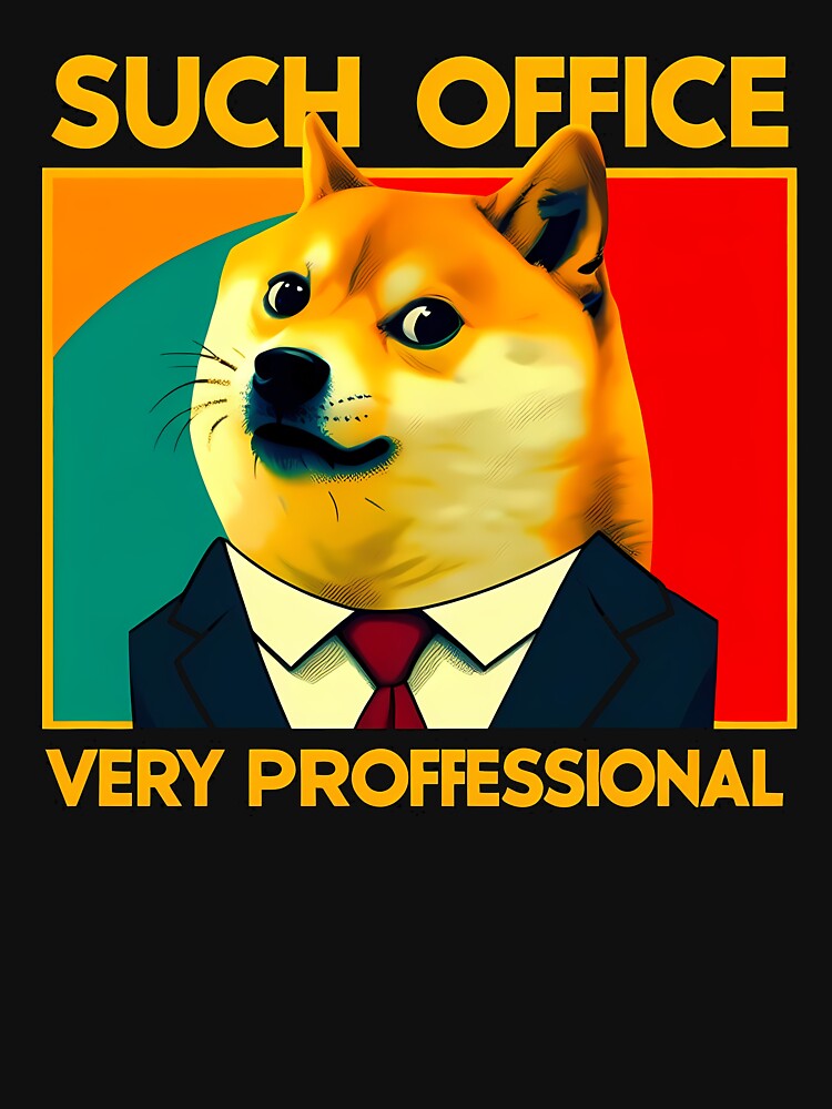 Classic Doge on the Job by SpeakingPrint2