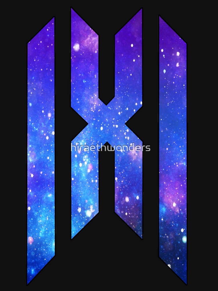 Monsta X Logo (Blue Galaxy) by hiraethwonders