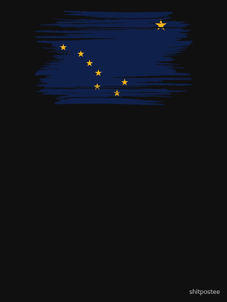 Distressed Alaska State Flag AK by shitpostee