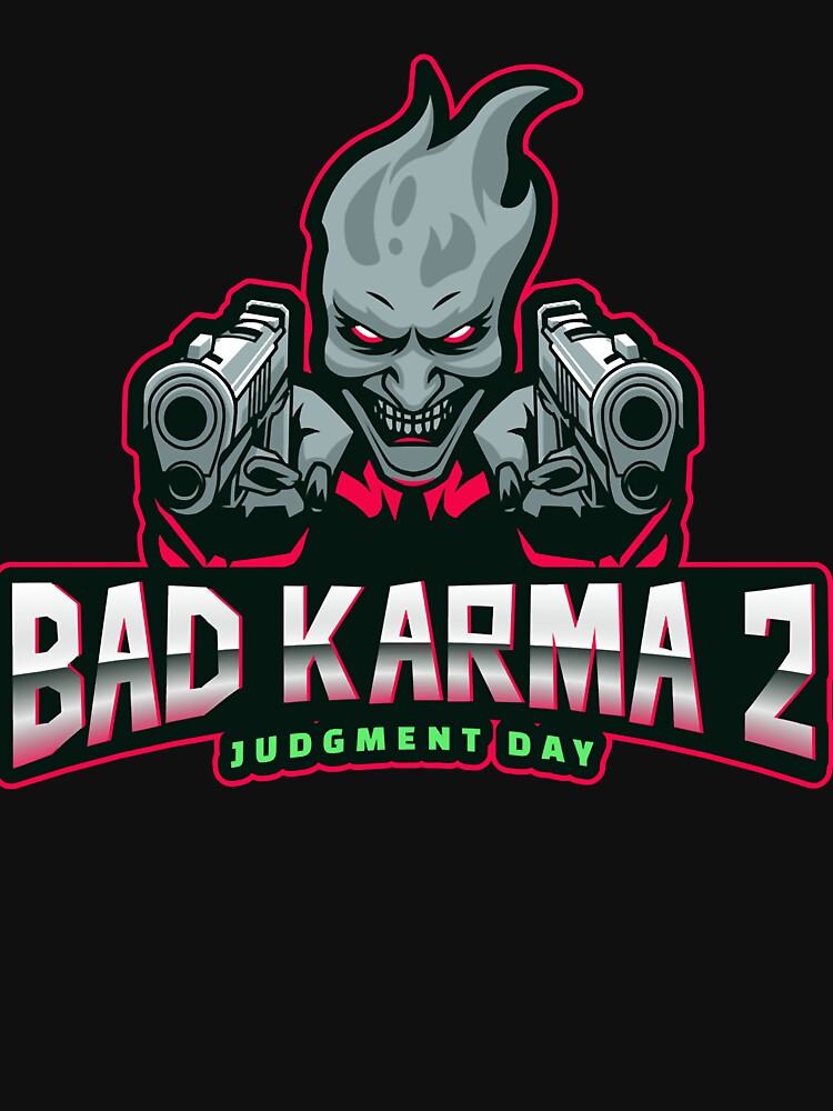 Bad Karma 2-Video game style logo design by RaymondMellead1