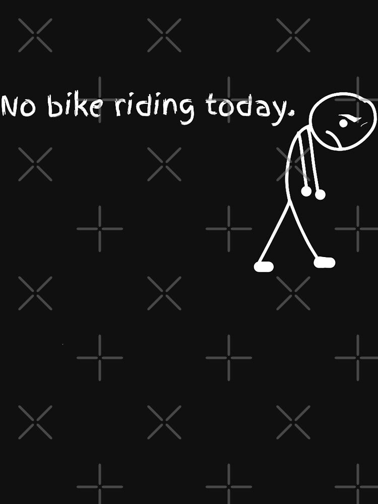 No Bike Riding Today by studiopekepeke