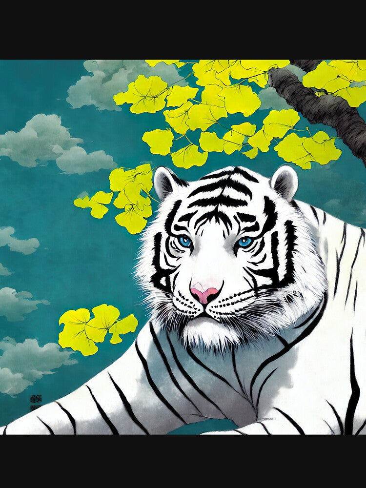 Happy Tiger Day by @adorcharm Modern & Classic AI Art