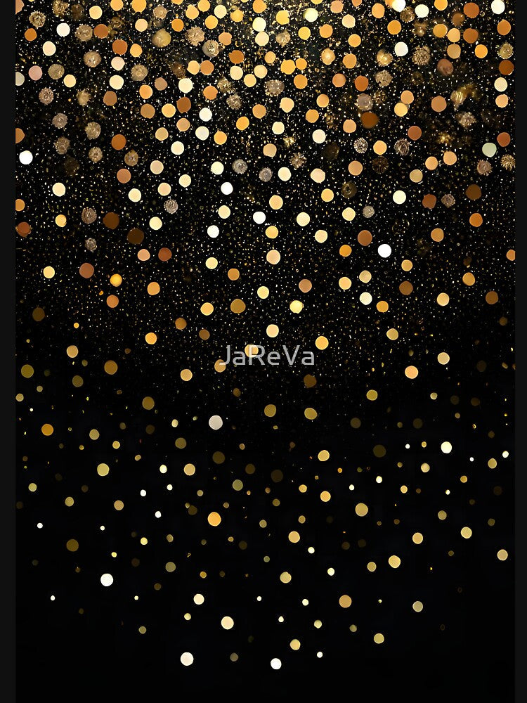 Printed image of golden glitter and sequins v6 by JaReVa